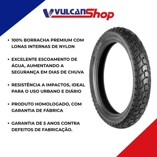 Pneu 120/80-18 Traseiro Com Câmara Xre 300 Lander Technic