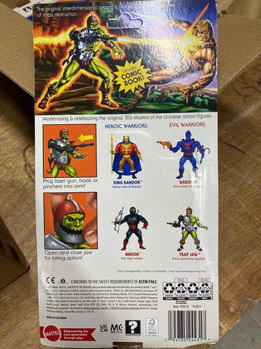 Trap Jaw Mini Comic Masters Universe Origins Motu Mattel