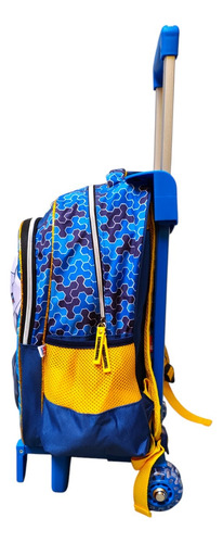 Kit Mochila Carro Lonchera Lapicera Transformers 3d Fotorama Azul Impresion 3d