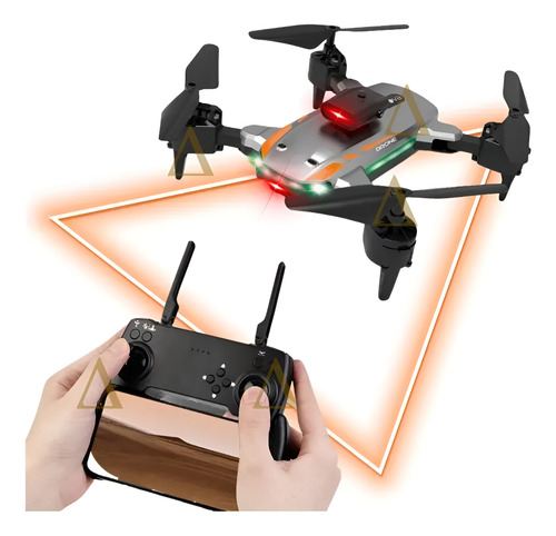 Fold Drone Com Sensor De Obstáculo 360° Recarregável