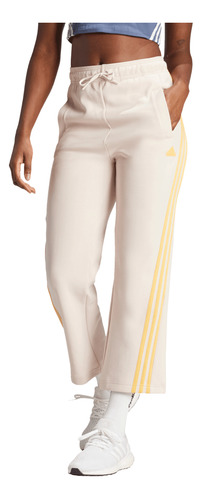 Pants adidas Casual Future Icons 3 Stripes Mujer Beige