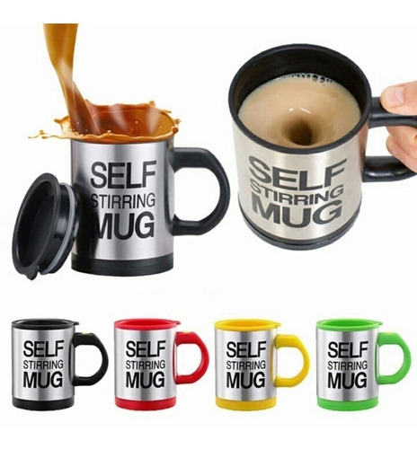 Tazón Self Mug Con Revolvedor Automático Eléctrico 