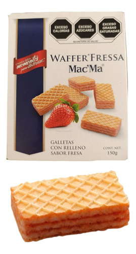 Galleta 4 Cajas De 150g C/u Waffer Fressa Oblea Mac Ma