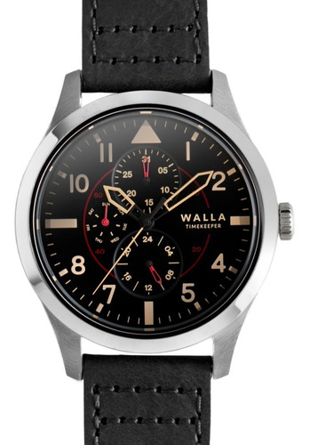 Reloj Walla - Timekeeper - Steel Black