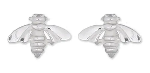 comprar Aros Aritos Abejita Plata Ley 925 + Presentacion Regalo