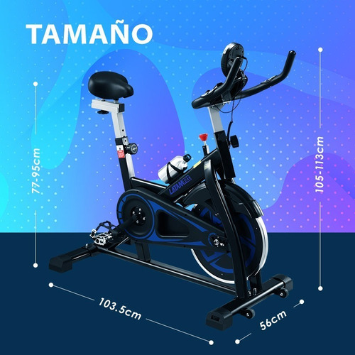 Imagen 9 de 9 de Bicicleta De Spinning Gimnasio Profesional Ultra Silenciosa