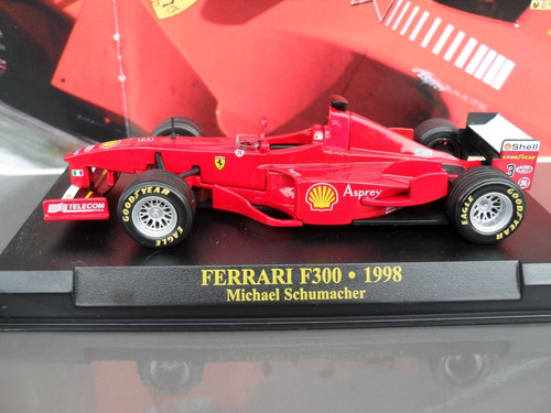 Ferrari F300-michael Schumacher-mundial F1-1998-1/43-altaya