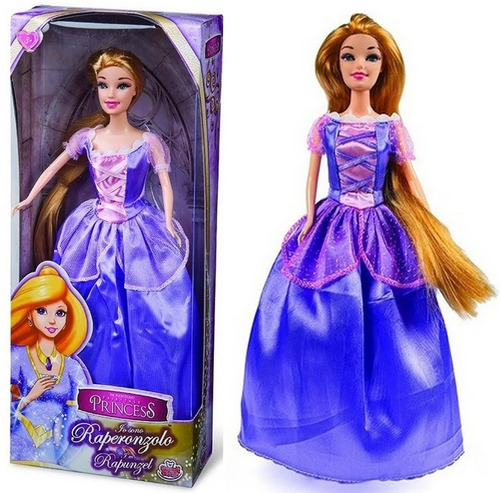 Imagen 5 de 8 de Muñeca Princesa Rapunzel Articulada Original 2902 Bigshop