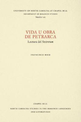 Libro Vida U Obra De Petrarca - Francisco Rico
