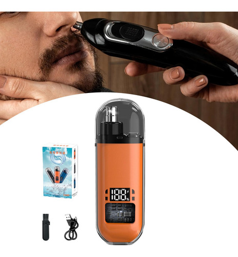 Pele De Cabello De La Nariz Naranja Con Pantalla