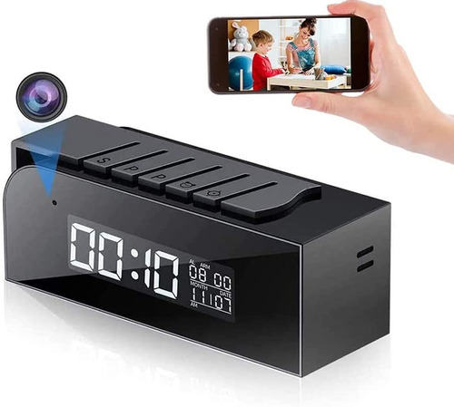 Oculta Inalámbrica Wifi Mini Cámara Hd 1080p Cámara En Reloj