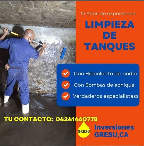 Imagen 10 de 10 de Limpieza De Tanques De Agua Potable