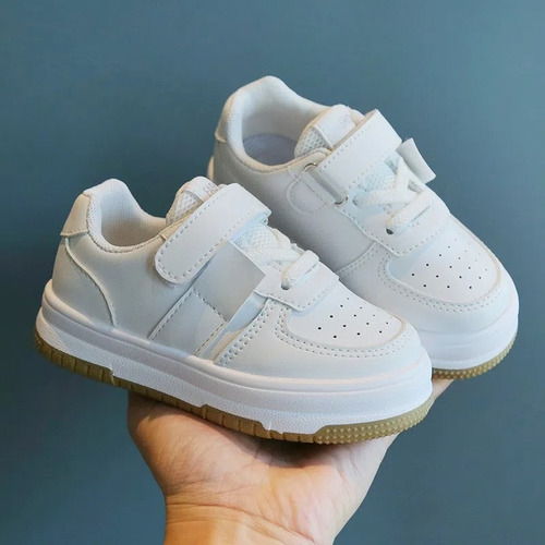Zapatos Antideslizantes For Niños De Color Puro De Moda