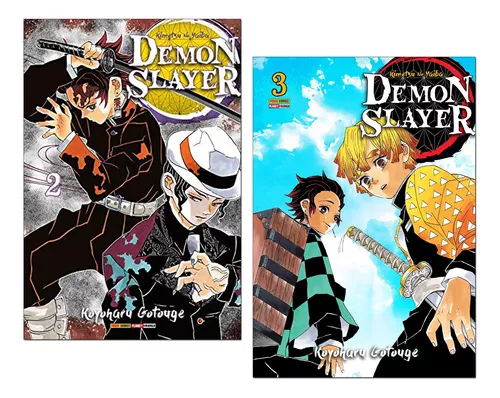 Demon Slayer, Kimetsu No Yaiba Mangá Volume 3 Ao 10 - kit em