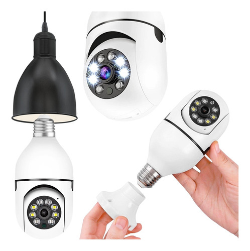 Camera Lampada Entrada Bocal E27 Led Forte Novidade Lacrada