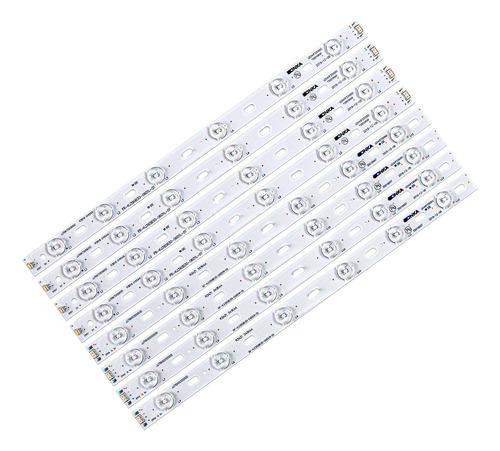 Kit 8 Barras Leds Dl3954(a)f Dl3954 Alumínio Novo Pci