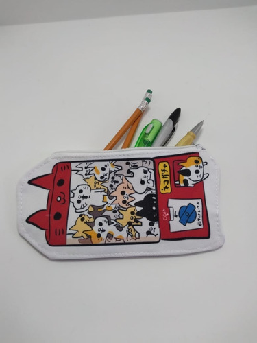 Imagen 9 de 9 de Monedero Gatitos Kawaii Tiernos Porta Celular Cosmetiquera