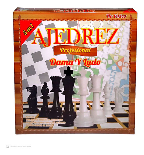 Ajedrez 5 En 1 / Dama-ludo-camino-escalera