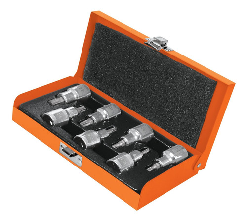 Juego Dados Punta Torx T20 A T40 Cuadro 1/2´ 7pz 13928