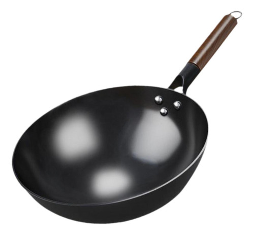 Sartén Wok Wok Chino Cocina De Inducción 36 Cm Sin Oreja