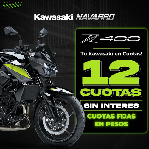 Kawasaki Z400 - 2023 - Entrega Inmediata- Págala En 12 Meses