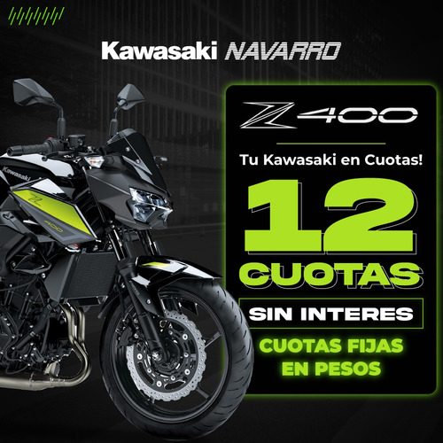 Imagen 1 de 21 de Kawasaki Z400 - 2023 - Entrega Inmediata- Págala En 12 Meses