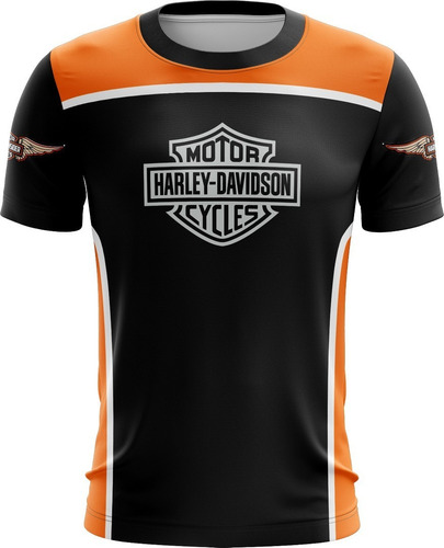 Imagem 2 de 7 de Kit 3 Camiseta Camisa Harley Davidson Moto Casual Motorcycle