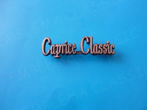 Emblema Caprice Classic Chevrolet Clasico 9.2 Cm De Largo