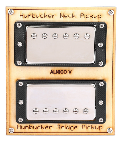 Barra De Jabón Alnico Pickup, 2 Unidades, 2 Hilos, Imán En V