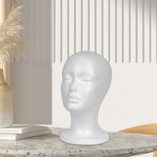Soporte De Peluca De Cabeza De Maniquí De Espuma Ligero