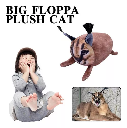 Big floppa plush brinquedo de pelúcia simulação gato travesseiro