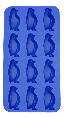 Molde De Silicona De Pingüino 3d Topolmold Molde De Cubitos