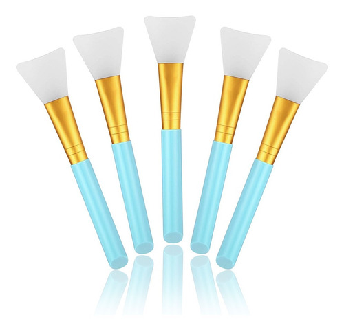 Imagen 7 de 10 de Pinceles De Silicona Para Aplicar Mascarillas, 5 Unidades