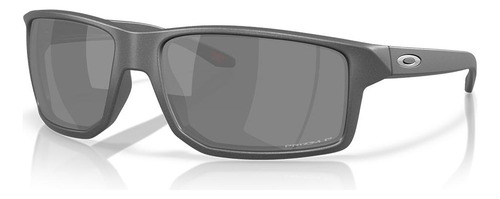 Gafas de sol polarizadas Oakley Gibston Xl Steel Prizm Black, color Tundora