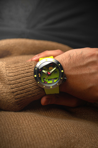 Reloj Unisex Nubeo Laser Green Nb-6103-04 Edición Limitada