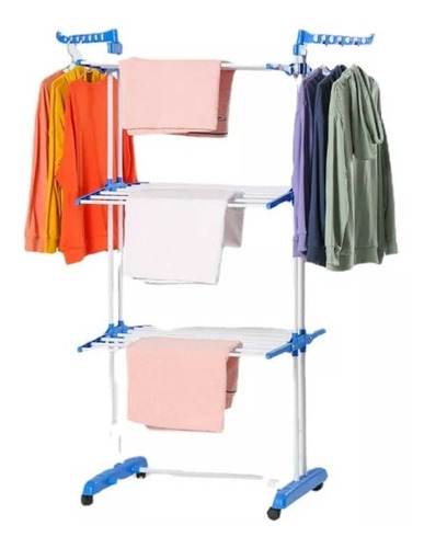 Tendedero Colgador De Ropa Plegable 3 Niveles Hogar