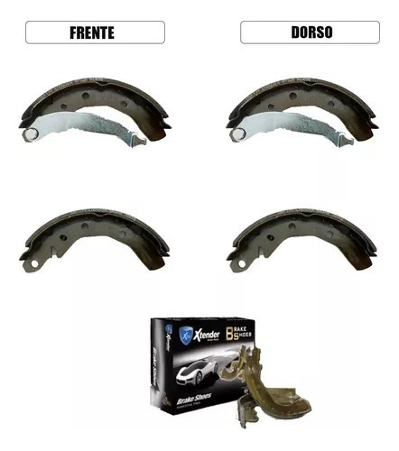 Bandas De Frenos Traseras Daewoo Matiz 8456