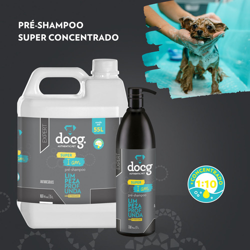 Pre-shampoo Para Cães E Gatos Super I Am Diluição 1:10 5l