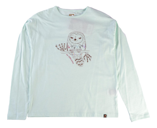 Polera Manga Larga Niña Verde Pillin (tvx613ver)