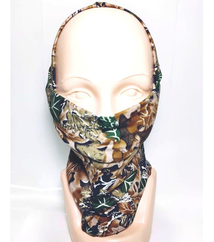Bandana Tipo Buff Mascara Moto Ciclismo Out Pesca Maple Camo