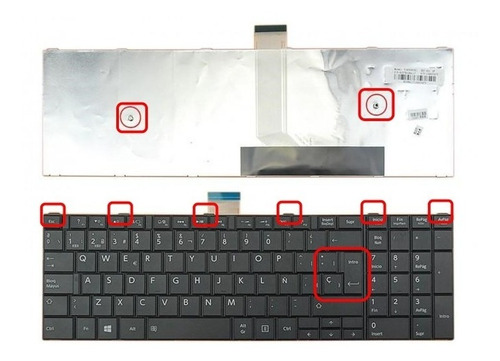 Teclado Toshiba Satellite C50 C55 Español Calidad A+