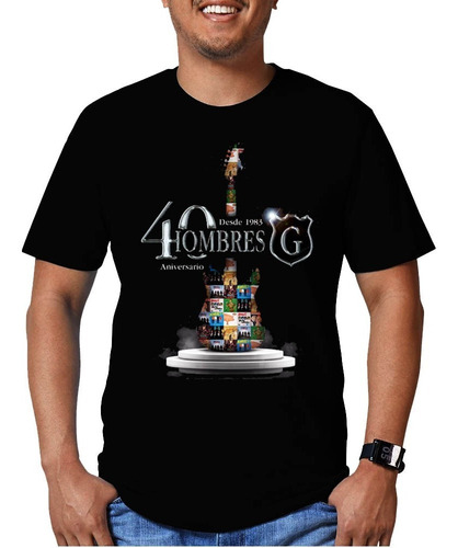 Playera Hombres G Diseño 06 Rock Grupos Musicales Beloma