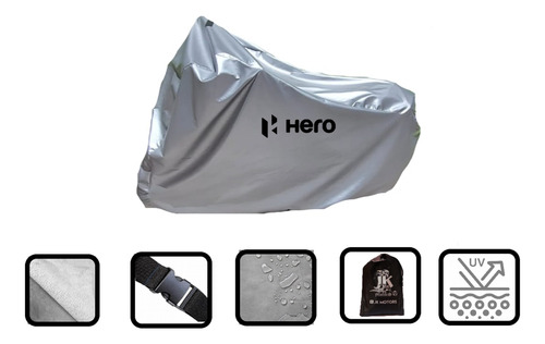 Funda Afelpada Para Motoneta Hero Dash 125 100%impermeable!!