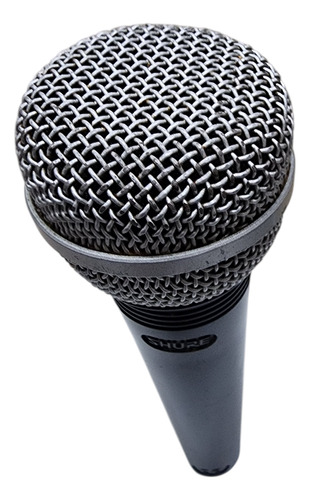Micrófono Vocal Profesional Shure Sv100 Con Cable Negro (Usado)