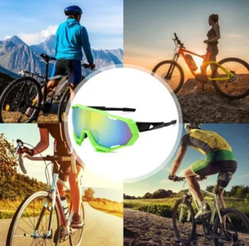 Imagen 6 de 7 de Gafas Lentes Ciclista Running Sol Uv 400 Deportes Aire Libre
