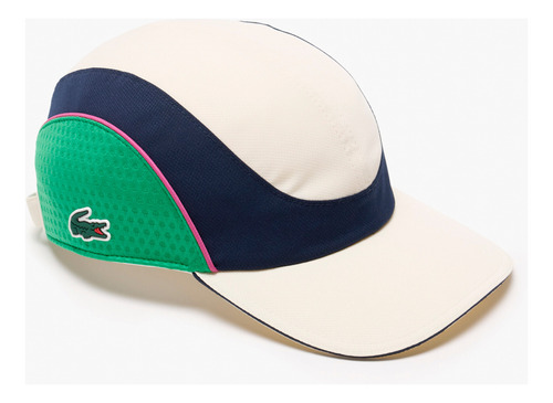 Gorra Lacoste Tenis Rk9207 Unisex Blanco / Azul Marino / Verde Blanco / Azul Marino / Verde Hi9 T.u