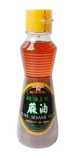 Imagen 1 de 1 de Aceite De Ajonjolí, Kadoya 327 Ml