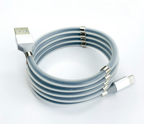 Cable Usb Magnético Carga Rápida Fácil De Enrollar  