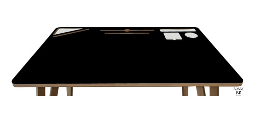 Imagen 2 de 6 de Escritorio Nórdico Rd Royal Design Estilo Escandinavo De Madera Mesa Pc Oficina Negro
