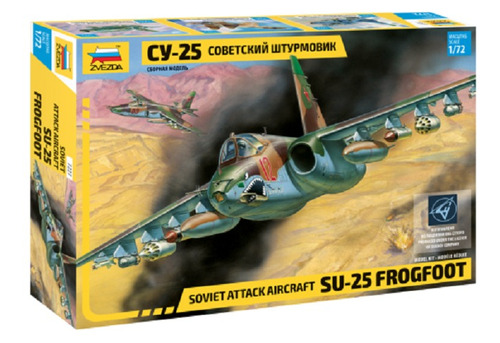 Avión Caza Su-25 Frogfoot  - 1:72 - Zvezda 7227